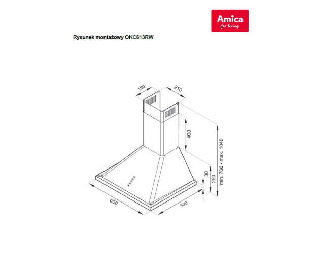 AMICA OKC613RW - 1024263 - zdjęcie 2